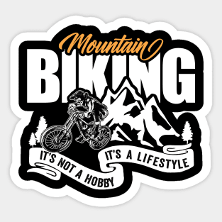 Mountain Biker Sticker